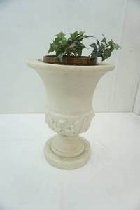 lot 43 image: Artificial Plant and Planter 17.5 tall