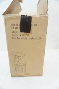 lot 61 image: Cherry Jewelry Armoire-NEW