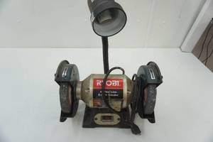 lot 85 image: Ryobi 6 Thin Line Bench Grinder