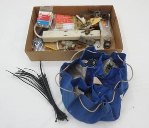 lot 115 image: Parachute Bag, Hardware & Hand Tools