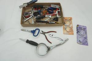 lot 122 image: Hose Clamps, Tools, and Hardware