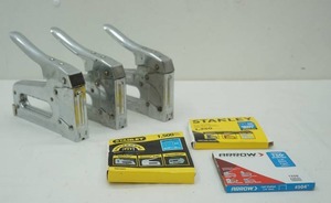lot 141 image: Heavy Duty Staplers & Staples