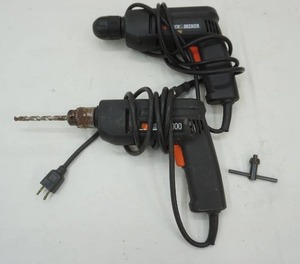 lot 163 image: 2ct Black & Decker Drills