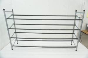 lot 252 image: Adjustable Metal Shoe Rack
