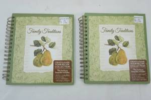 lot 270 image: NEW Blank Recipe Books (2ct)