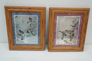 lot 318 image: Mallard Duck Prints 2ct (metallic) 10.5x12.5