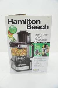 lot 323 image: NEW IN BOX Hamilton Beach Food Processor