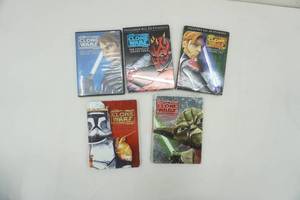 lot 369 image: Star Wars Clone Wars DVD Sets Seasons 1-5