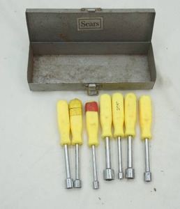 lot 453 image: Nut Drivers & Small Metal Case
