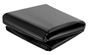 lot 116 image: VEVOR Pond Liner 20 ft. x 25 ft. 20 Mil Thickness High Tensile Sunlight-proof Flexible LLDPE Pond for Sewage Tank, Black