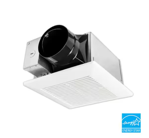 lot 117 image: Panasonic Whisper Mighty Pick-A-Flow 7090 CFM CeilingWall Bathroom Exhaust Fan, Energy Star with 9 in. x 9 in. Grille Footprint