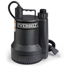 lot 126 image: Everbilt 16 HP Plastic Submersible Utility Pump