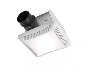 lot 128 image: Broan-NuTone 80 CFM Ceiling Bathroom Exhaust Fan with Light