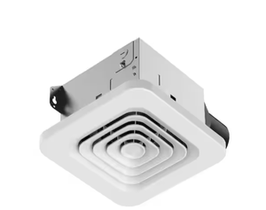 lot 129 image: Commercial Electric 50 CFM Ceiling Mount Room Side Installation Bathroom Exhaust Fan, ENERGY STAR