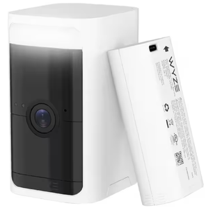 lot 139 image: Wyze Battery Cam Pro, Wireless IndoorOutdoor Home Security Camera, with 2k HD Color Night Vision and Built-In Spotlight