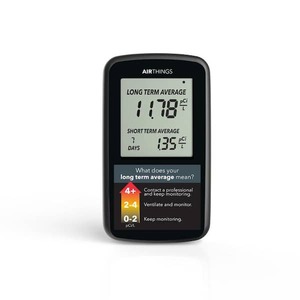 lot 89 image: Airthings Battery Operated Digital Radon Detector