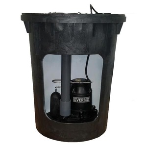 lot 166 image: Everbilt 310 HP Pre-Plumbed Submersible Sump Pump System