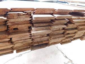 lot 9 image: 1 x 6 Western Red Cedar Tongue & Groove WP-4 V-Groove Gap Reversible - 1,136 Linear Feet