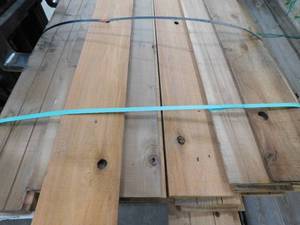 lot 12 image: 1x8 Western Red Cedar Thick Butt Bevel Siding  Rough Sawn Finish - 222 Linear Feet