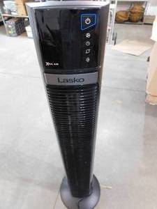lot 134 image: Lasko Xtra Air 48 in. 4-Speed Tower Fan in Black with Digital Display