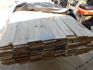 lot 14 image: 1 x 6 x 12 Ponderosa Pine Tongue & Groove With Center Bead on Face  WP-4 Reversible - 1536 Linear Feet