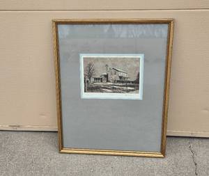 lot 21 image: Framed Limited Edition Print Winter of 76 by John Mosiman