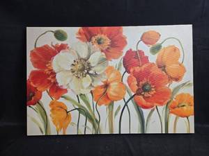 lot 190 image: Lisa Audit Floral Artwork Print on Canvas, 19 x 29