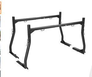 lot 1 image: 800 lbs. Capacity Steel Ladder Truck Rack, 46 in.-71 in.