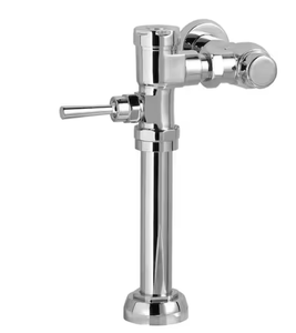lot 8 image: (2 PACK) (open box) American Standard Manual 1.28 GPF 11.5 in. Rough-In Toilet Flush Valve in Polished Chrome