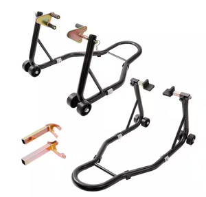lot 15 image: VEVOR Motorcycle Stand Lift 850 lbs. Front Rear Lift Stand Wheel