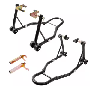 lot 16 image: VEVOR Motorcycle Stand Lift 850 lbs. Front Rear Lift Stand Wheel