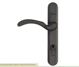 lot 34 image: Andersen 3000 and 4000 Series Oil Rubbed Bronze Traditional Storm Door Handle Set