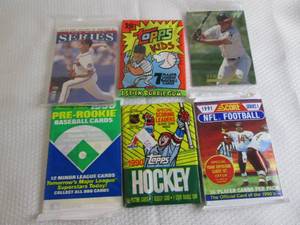 lot 157 image: 6-Assorted Baseball Packs...