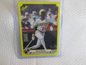 lot 181 image: 1987 Classic Barry Bonds Rookie Car...