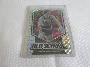 lot 185 image: 2019-20 Mosaic Larry Bird Silver Pr...