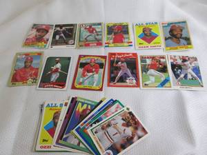lot 193 image: Ozzie Smith Cards...