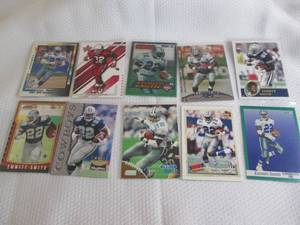 lot 198 image: Assorted Emmitt Smith Cards...