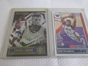 lot 204 image: 2020-21 Illusions & Hoops Zion Will...
