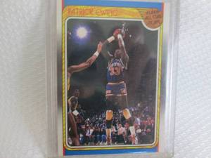 lot 217 image: 1988-89 Fleer Patrick Ewing All Sta...