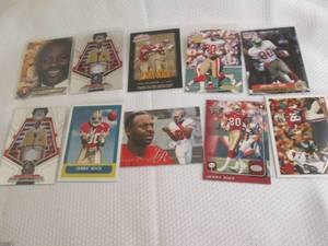 lot 229 image: Assorted Jerry Rice Cards...