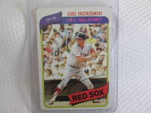 lot 230 image: 1980 Topps Carl Yastrzemski Card...
