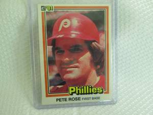 lot 234 image: 1981 Donruss Pete Rose Card...