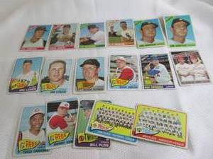 lot 248 image: 1966 & 1965Topps Baseball Cards...