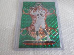 lot 7 image: 2024 Mosaic Joe Burrow Green Prizm ...
