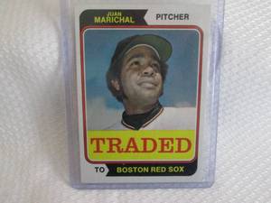 lot 16 image: 1974 Topps Juan Marichal Card...