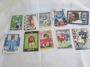 lot 27 image: Assorted Football Rookie Cards...