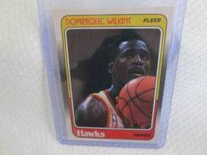 lot 28 image: 1988-89 Fleer Dominique Wilkins Car...