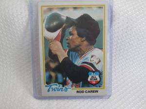 lot 37 image: 1978 Topps Rod Carew Card...