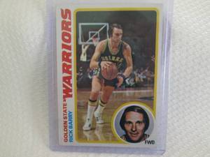 lot 44 image: 1978-79 Topps Rick Barry Card...