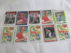 lot 90 image: Assorted Pete Rose Cards...